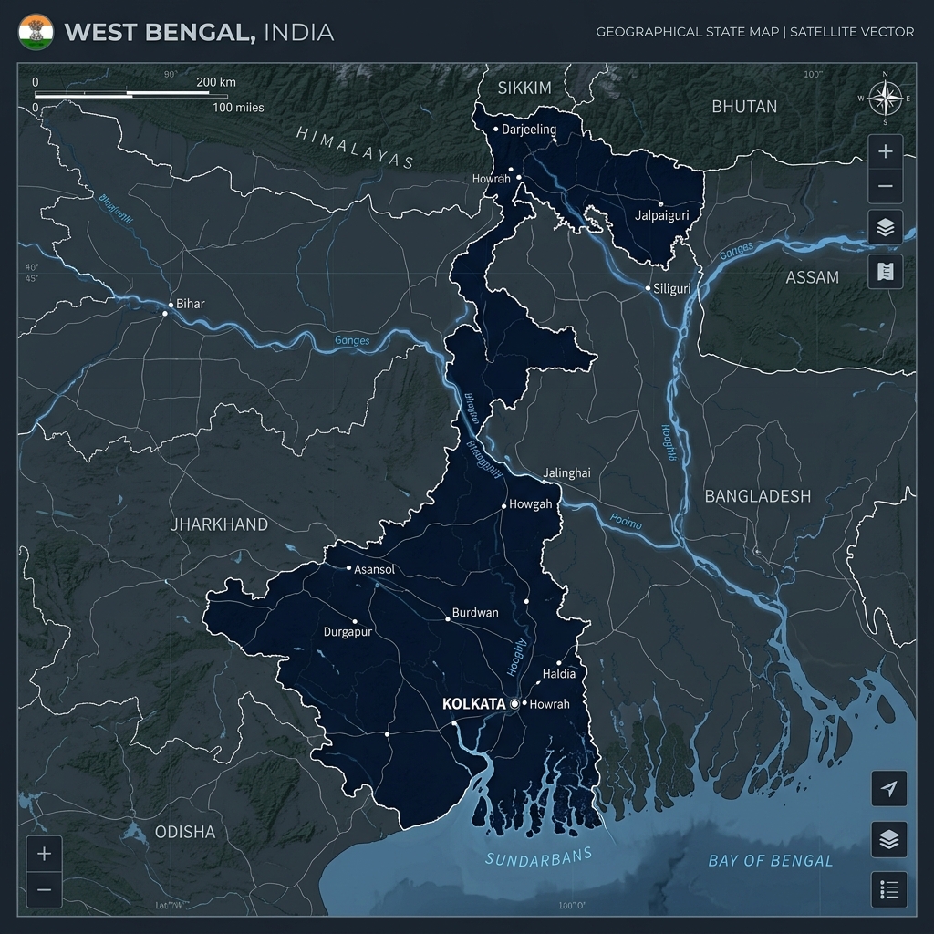 West Bengal Network Coverage Map